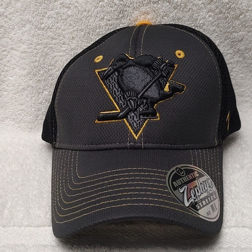 Zephyr Pittsburgh Penguins M/L Stretchfit Hat - New